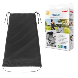 Parasolar reer ShineSafe pentru carucior, UV Schutz UPF 80, negru