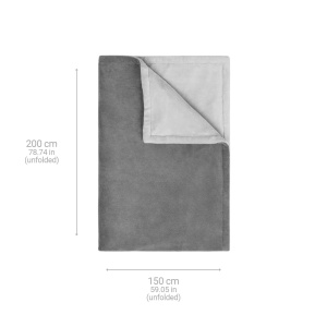 Patura electrica Medisana HB 675, XXL 200x150 cm, 4 temperaturi, gri - Img 2