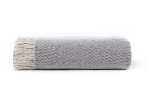 Patura multifunctionala Todocama, 180 x 260 cm, gri inchis, din bumbac reciclat - Img 2