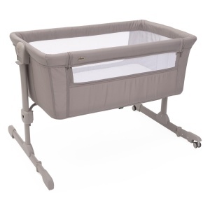 Patut Chicco Next2Me Essential, bej, inaltime ajustabila, cu saltea inclusa