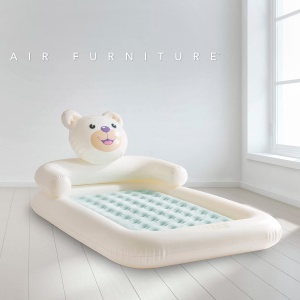 Patut de calatorie Intex Bear Kidz cu pompa de mana, dimensiuni umflate: 114 cm x 178 cm x 71 cm (66814NP) - Img 2
