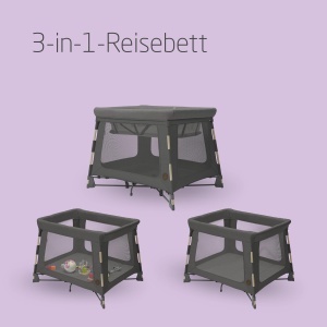 Patut de calatorie Maxi-Cosi Swift 3-in-1, 0-3.5 ani, ultraleicht, cu 2-in-1 saltea - Img 2