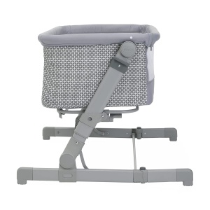 Patut pentru bebelusi Chicco Next2Me Go, ajustabil, gri deschis, cu aerisire - Img 6
