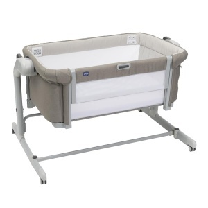 Patut pentru bebelusi Chicco Next2Me Magic Evo, cu functie de balansare, 11 inaltimi, bej