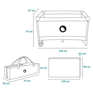 Patut pentru copii Lionelo Stefi, 120x60 cm, cu sistem de siguranta LockGuard - Img 9