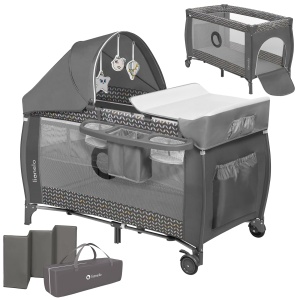 Patut pentru copii Lionelo Sven Plus 4 in 1, ajustabil pe 2 niveluri, design modern
