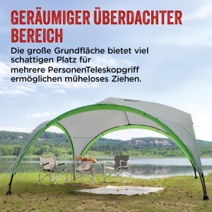 Pavilion de Gradina Coleman Event Shelter Pro M, 3x3 m, UV Protectie, Gri-Verde - Img 4