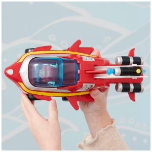 PAW Patrol Aqua Pups Vehicul Delfin cu Figurina Marshall 23 cm pentru Copii 3 - Img 7