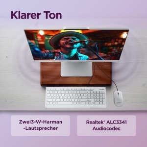 PC All-In-One Lenovo IdeaCentre 23.8 FHD, AMD Ryzen 7, 16GB RAM, 1TB SSD, Gri - Img 7
