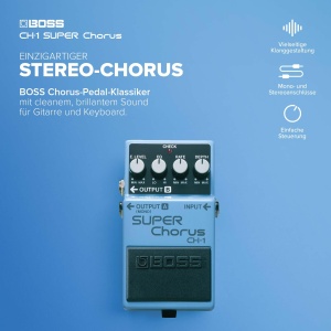 Pedala Chorus BOSS CH-1 Sunet clar pentru chitara si keyboard Reguli precise - Img 2