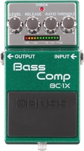 Pedala de compresie pentru bas BOSS BC-1X, multiband, design robust