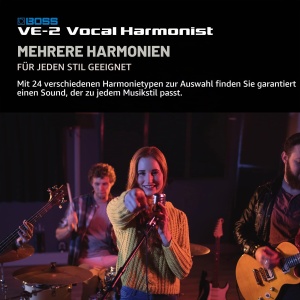 Pedala de efecte vocale BOSS VE-2 cu auto-harmonie, design robust, sunet clar - Img 5