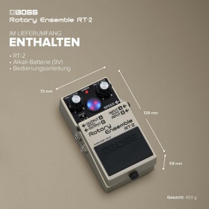 Pedala Rotary BOSS RT-2 cu sunete autentice, control avansat si design compact - Img 6