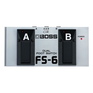 Pedalier BOSS FS-6 cu 2 pedale, combinat switch si buton, robust
