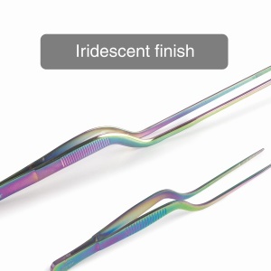 Penseta de bucatarie Lacor Regenbogen 16 cm otel inoxidabil 1810 maner antialunecare - Img 4