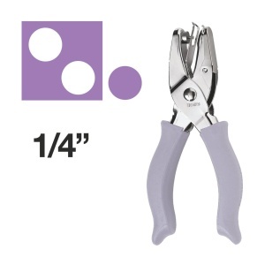 Perforator Fiskars 1003818 Cercuri Mari Maner Soft-Grip Flieder - Img 2