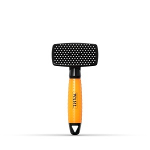Perie auto-curatare Wahl pentru animale de companie sensibile, cu maner ergonomic