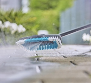 Perie de curatare Gardena Cleansystem 18816-20, cu peri tari, pentru suprafete mari - Img 4