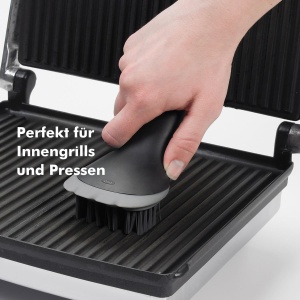 Perie de curatare pentru gratare OXO Good Grips, cu perii flexibile si silicon - Img 3