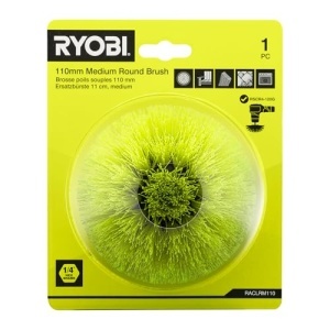 Perie de curatare Ryobi RACLRM110 suprafete multiple diametru 110 mm compatibila cu Ryobi 4V USB Lithium RSCR4 - Img 3