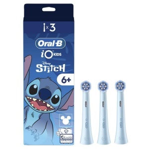 Perie de dinti electrica Oral-B iO Kids Stitch, 3 bucati, extra moale, pentru copii peste 6 ani
