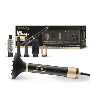 Perie de par cu aer cald Demeliss Saint Algue, 5-in-1, 1200W, 5 capete interschimbabile - Img 1