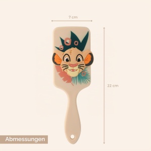 Perie de par Disney Simba 3D, pentru toate tipurile de par, cu maner antiderapant - Img 5