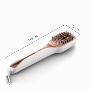 Perie de par Rowenta Hair Therapist CF9920, reparare si intarire, alba - Img 3