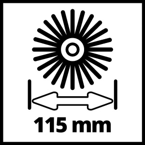 Perie de suprafata Einhell ULTRA pentru PICOBELLA 18215 Curatare suprafete rugoase din piatra Latime 195 cm - Img 5