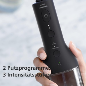 Perie electrica Philips Sonicare DiamondClean 9000 si Power Flosser 3000, negru - Img 5