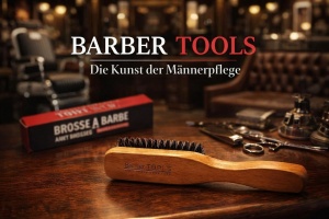 Perie pentru barba cu maner, marca Frantuzeasca, din materiale sustenabile - Img 2