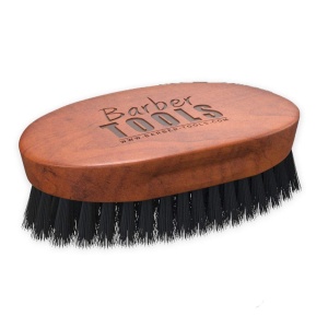 Perie pentru barba si mustata din par de mistret, calitate superioara