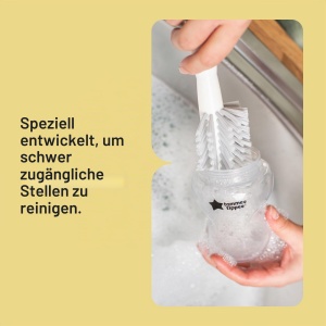 Perie pentru Sticle si Suporturi Tommee Tippee, Nylon, Extra Breaza, Rutschfest - Img 3