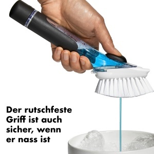 Perie pentru vase OXO Good Grips cu dozare detergent si maner antiderapant - Img 6