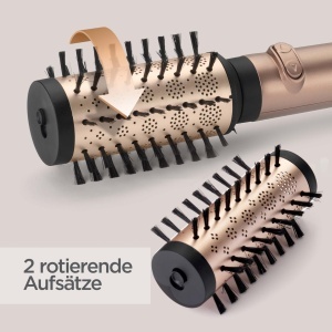 Perie rotativa BaByliss Big Hair AS952E 650W Ioni Anti-Frizz 2 dimensiuni Champagner - Img 2