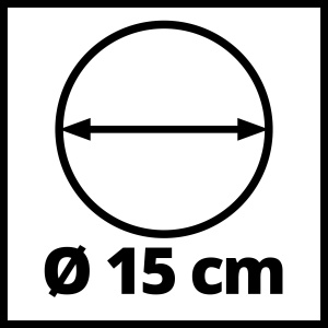 Perie rotativa pentru curatare Einhell, compatibila cu modele TC-HP 130, TE-HP 140, TE-HP 170, diametru 15 cm - Img 2