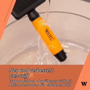Perie Slicker pentru Caini si Pisici Wahl, cu Maner Ergonomic, Marime Mica - Img 4