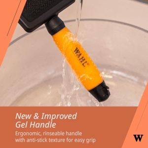 Perie Slicker pentru Caini si Pisici Wahl, Medie, Maner Ergonomic, Perii din Otel - Img 4