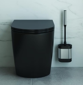 Perie WC Metaltex Cleany 185519000 flexibila INOX compacta - Img 3