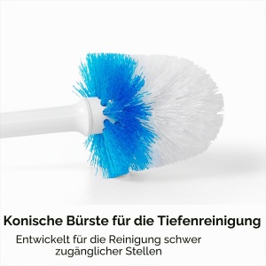 Perie WC OXO Good Grips cu suport, deschidere automata, borste rezistente - Img 3