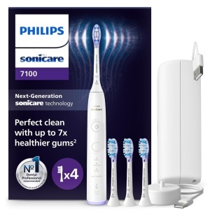 Periuta de dinti electrica Philips Sonicare 7100 periuta de dinti sonica cu aplicatie 4 moduri de periaj si 3 niveluri de intensitate control al presi