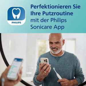 Periuta de dinti electrica Philips Sonicare DiamondClean 9000, periuta de dinti sonica cu aplicatie, senzor de presiune, 4 moduri de periaj, 3 niveluri de intensitate, sticla de incarcare si husa de calatorie USB, aur roz, model HX9911/94 - Img 7