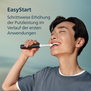 Periuta de dinti electrica Philips Sonicare Series 2000 HX402302, 2 intensitati, EasyStart, Negru - Img 5