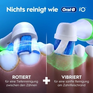 Periuta electrica Oral-B iO Series 3, 3 moduri de curatare, culoare albastra - Img 6