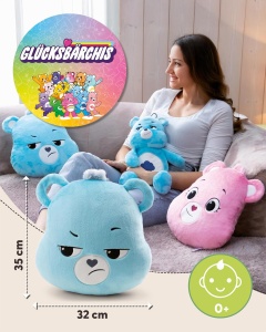 Perna decorativa NICI Kissen Glucksbarchis Brummbarchi 35x32cm - roz - Img 3