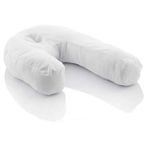 Perna ergonomica InnovaGoods U-Form pentru gravide alb 39 x 57 x 14 cm