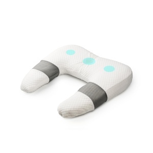 Perna ergonomica multifunctionala InnovaGoods U-Forma, din spuma memorie, pentru somn si relaxare - Img 3