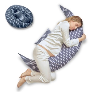 Perna pentru gravide Nuvita Baby DreamWizard 7200, suport ergonomic, 3D-Memory