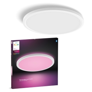 Philips Hue Devote LED Smart Panou Luminos Rotund 43cm 23W Lumina Alba si Colorata