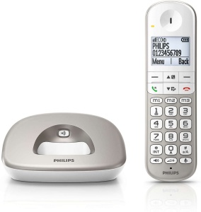Philips XL4901S DECT Comfort Phone - Telefon fara fir cu receptor - Butoane mari - Control volum - Compatibilitate aparate auditive - Telefon fix - Alb - Img 4